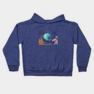 Blue whale Kids Hoodie